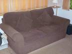 TWO SEATER Brown Sofa,  approx two years old bought...